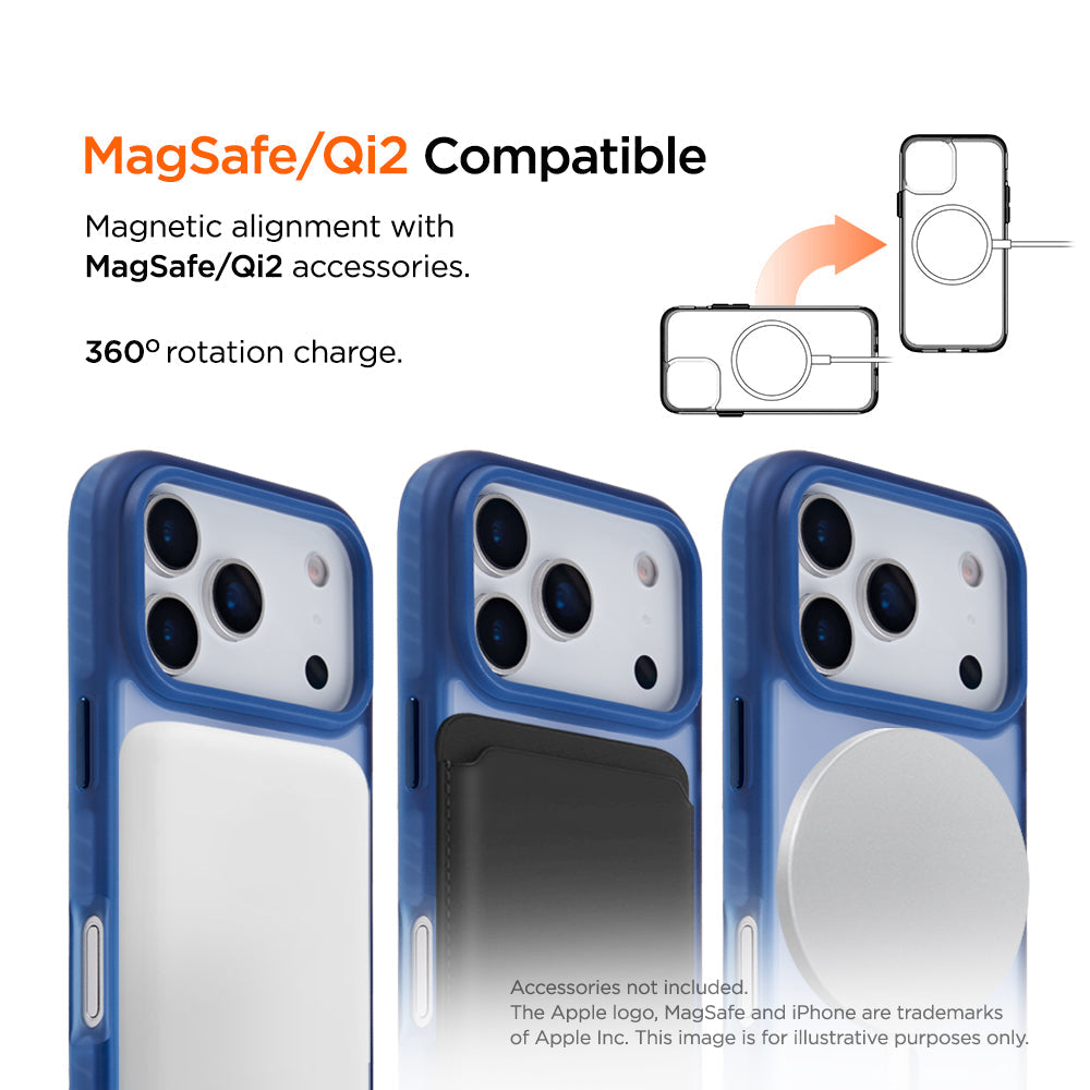 Eiger Blizzard Magsafe Case GRS for Apple iPhone 17 Pro in Navy