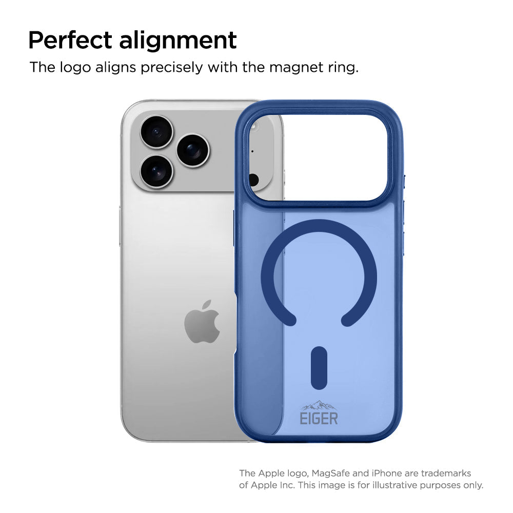 Eiger Blizzard Magsafe Case GRS for Apple iPhone 17 Pro in Navy