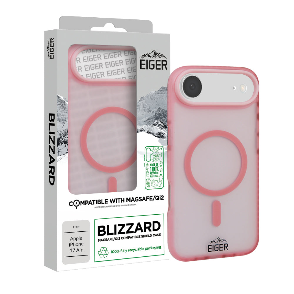 Eiger Blizzard Magsafe Case GRS for Apple iPhone 17 Air in Pink