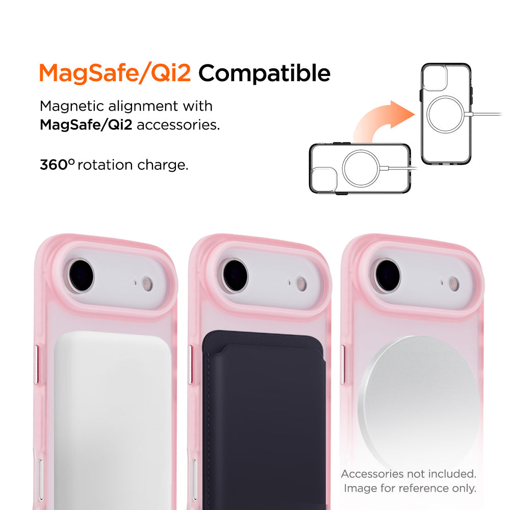Eiger Blizzard Magsafe Case GRS for Apple iPhone 17 Air in Pink