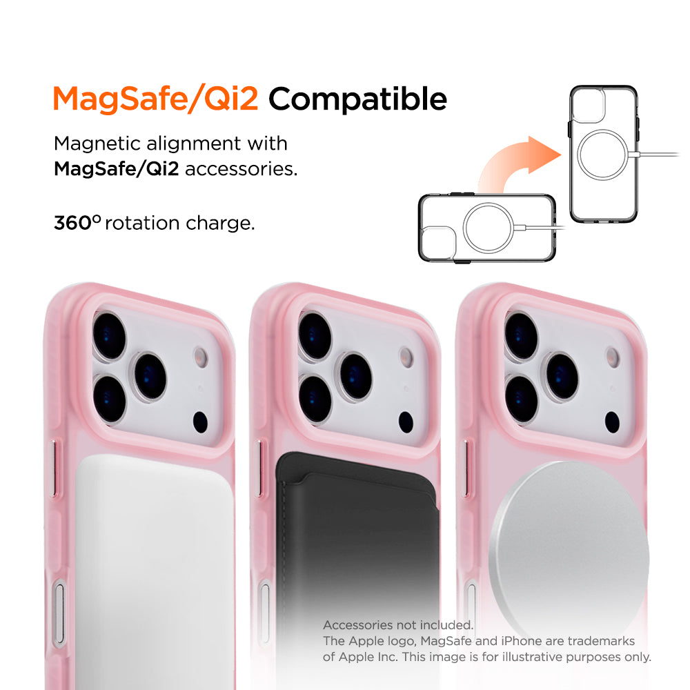 Eiger Blizzard Magsafe Case GRS for Apple iPhone 17 Pro in Pink