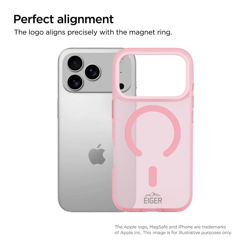 Eiger Blizzard Magsafe Case GRS for Apple iPhone 17 Pro Max in Pink