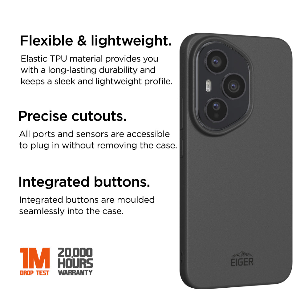 Eiger Grip Case for Honor 400 Pro in Black