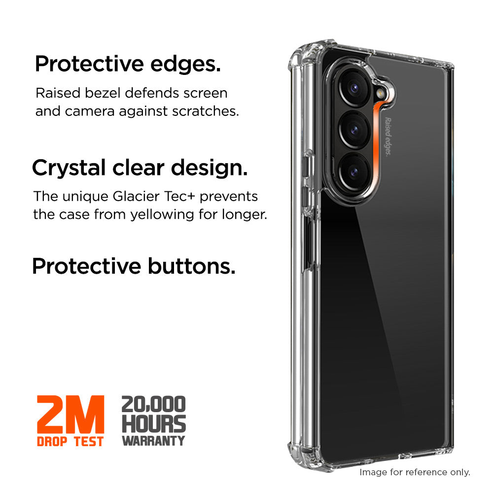 Eiger FOLD Glacier Case for Samsung Z Fold7 in Clear