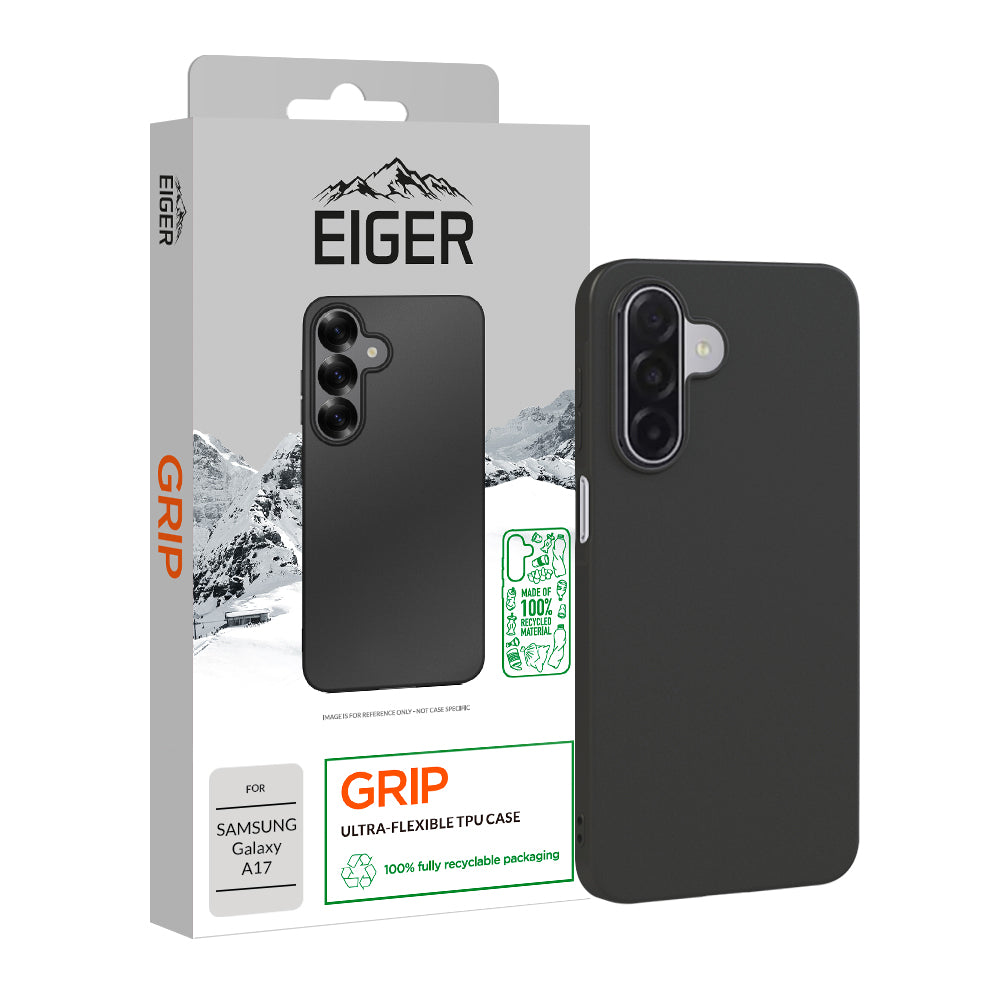 Eiger Grip Case GRS for Samsung Galaxy A17 in Black