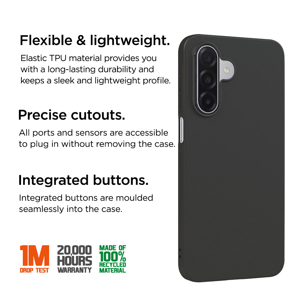 Eiger Grip Case GRS for Samsung Galaxy A17 in Black