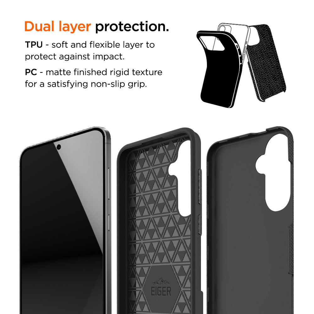Eiger North Case GRS for Samsung Galaxy S25 FE in Black