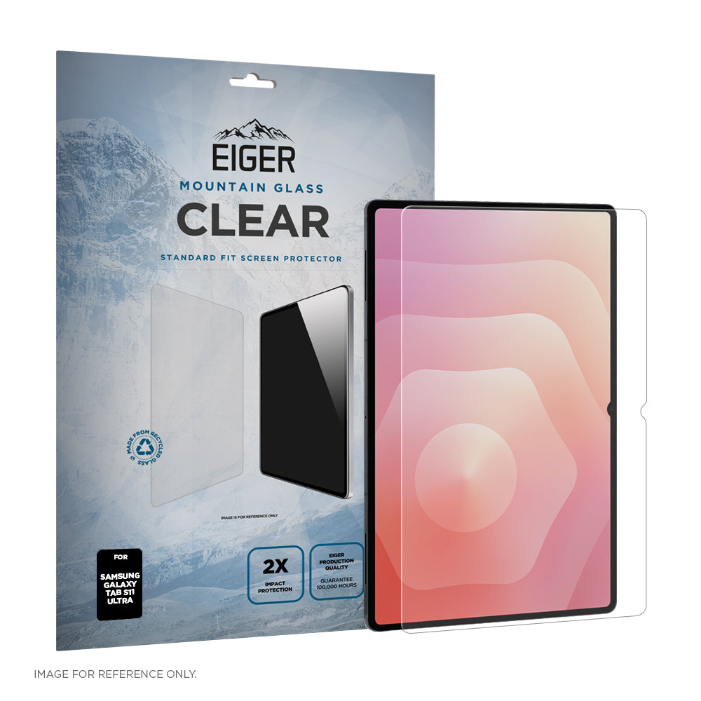 Eiger Mountain Glass CLEAR Tablet Screen Protector GRS for Samsung Galaxy Tab S11 Ultra