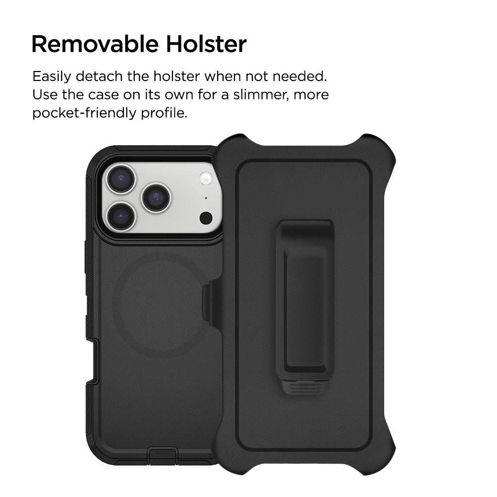 Eiger Boulder Magsafe Case for Apple iPhone 17 Pro Max Black