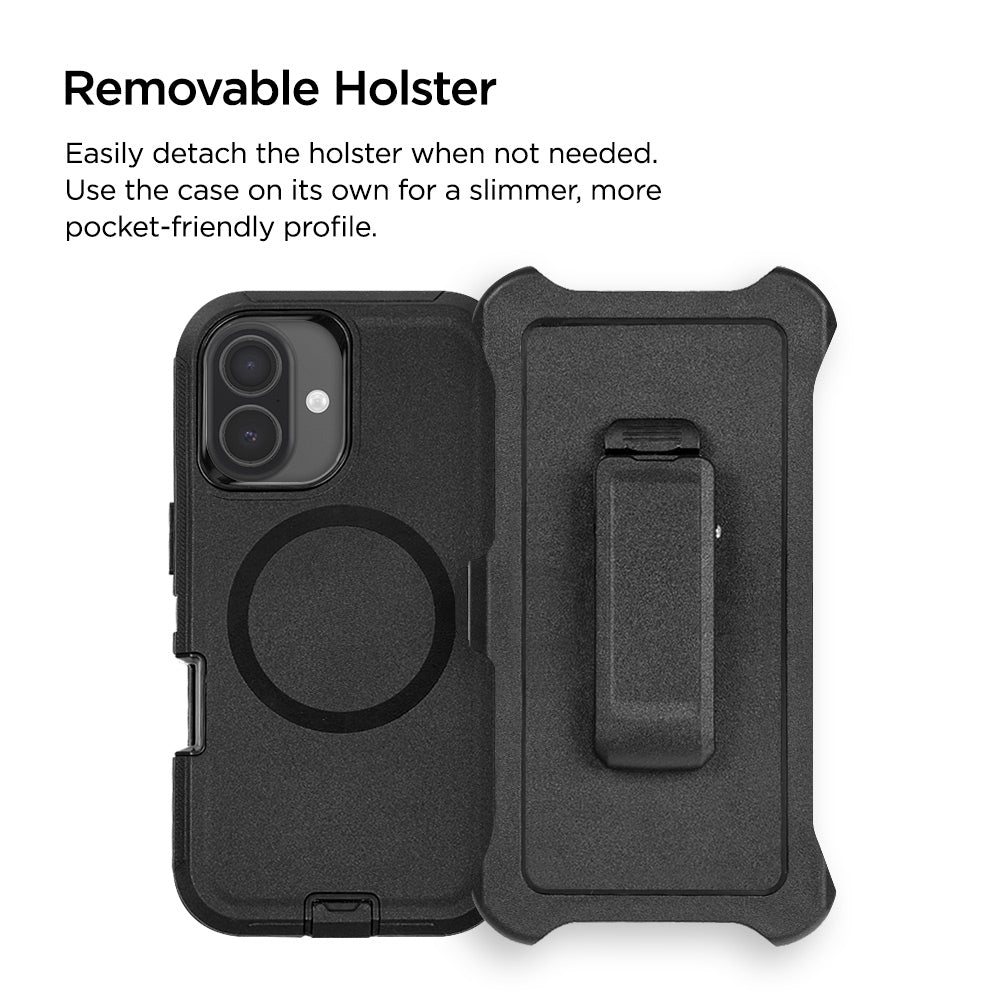 Eiger Boulder Magsafe Case for Apple iPhone 16 Black