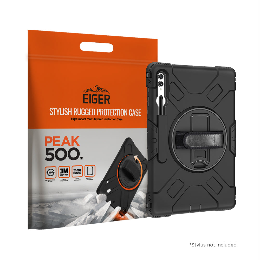 Eiger Peak 500m Case for Samsung Galaxy Tab S11 Ultra in Black in Bulk