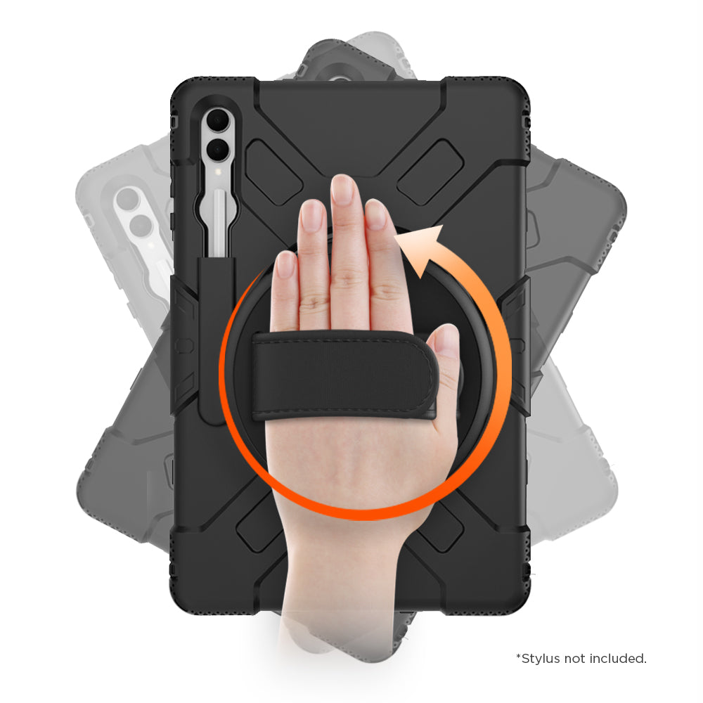 Eiger Peak 500m Case for Samsung Galaxy Tab S11 Ultra in Black in Bulk