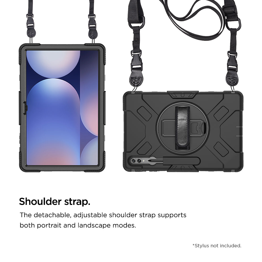 Eiger Peak 500m Case for Samsung Galaxy Tab S11 Ultra in Black in Bulk