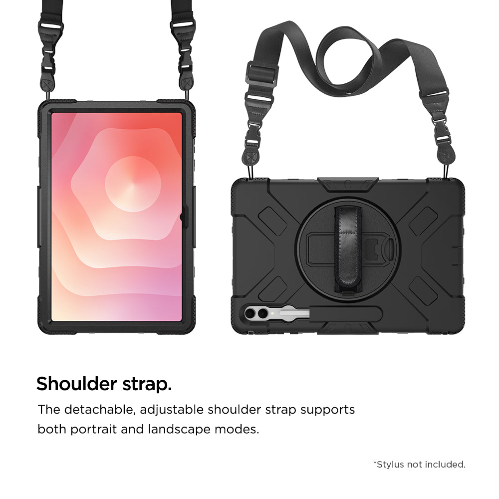 Eiger Peak 500m Case for Samsung Galaxy Tab S11 Ultra in Black in Bulk