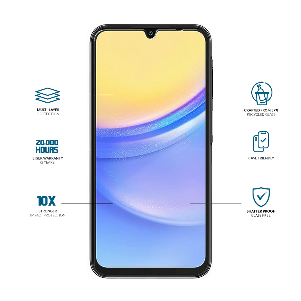 Eiger Mountain IMPACT Screen Protector GRS for Samsung Galaxy A17/ A16/ A26