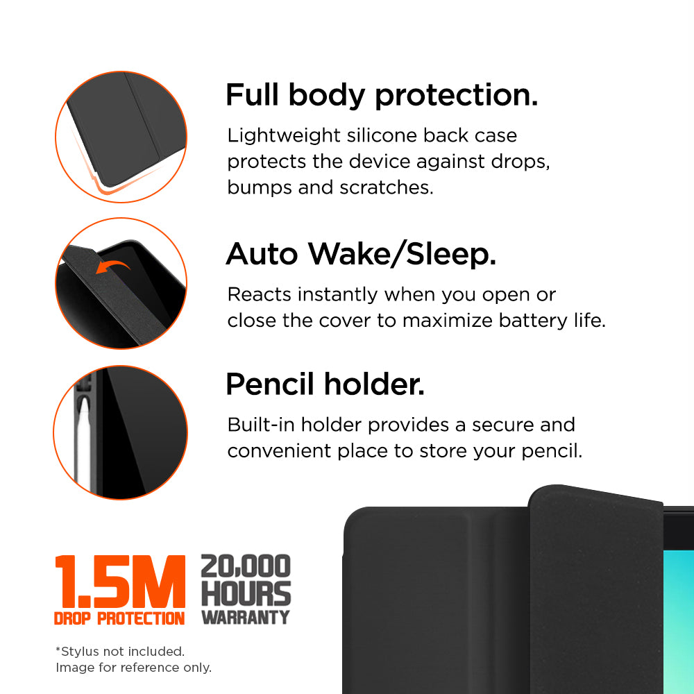 Eiger Storm 250m Stylus Case for Samsung Galaxy Galaxy Tab A11/ A9 8.7 in Retail Sleeve
