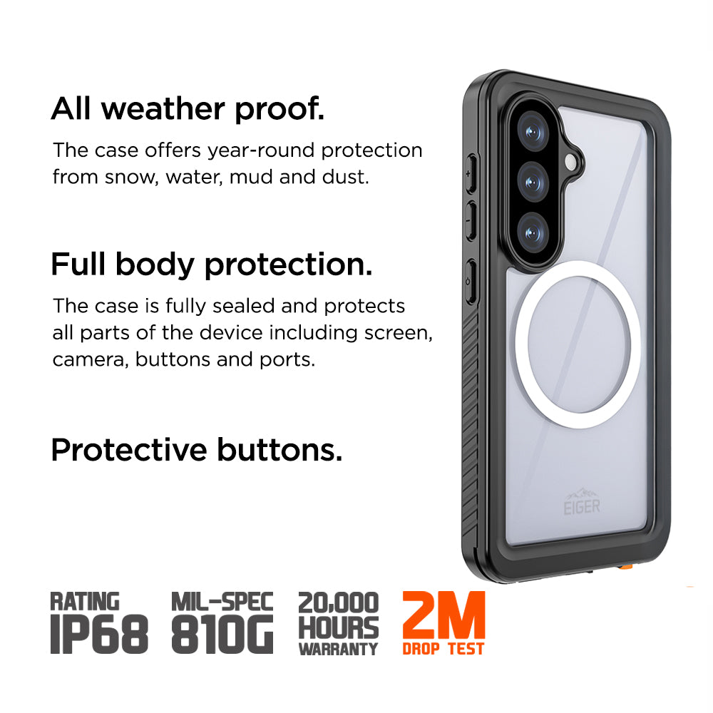 Eiger Avalanche MagSafe/Qi2 Case & Screen Protector