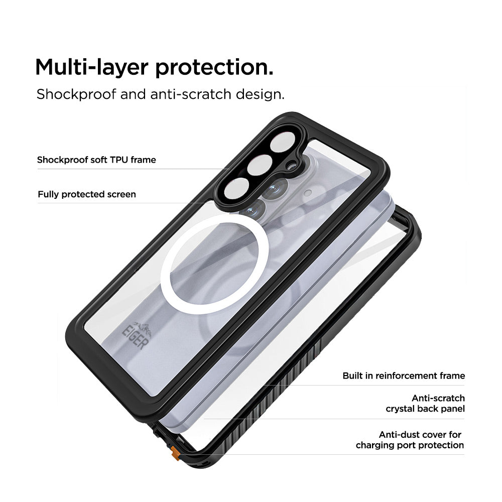 Eiger Avalanche MagSafe/Qi2 Case & Screen Protector