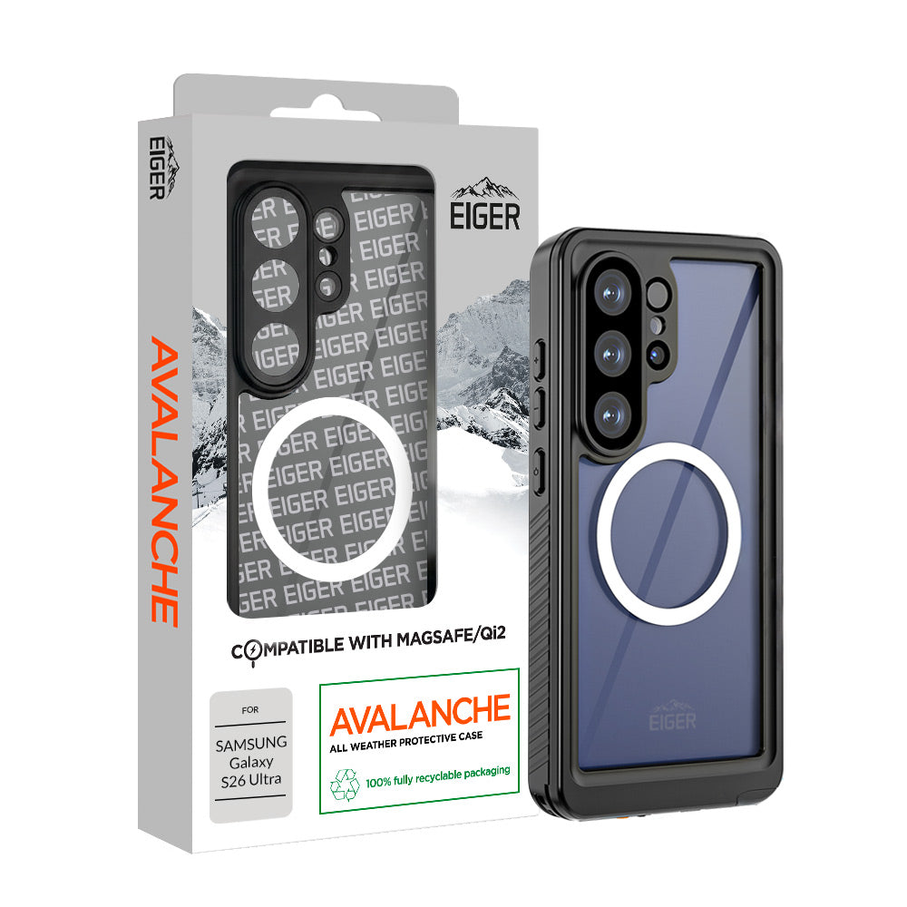 Eiger Avalanche Magsafe Case for Samsung Galaxy S26 Ultra in Black