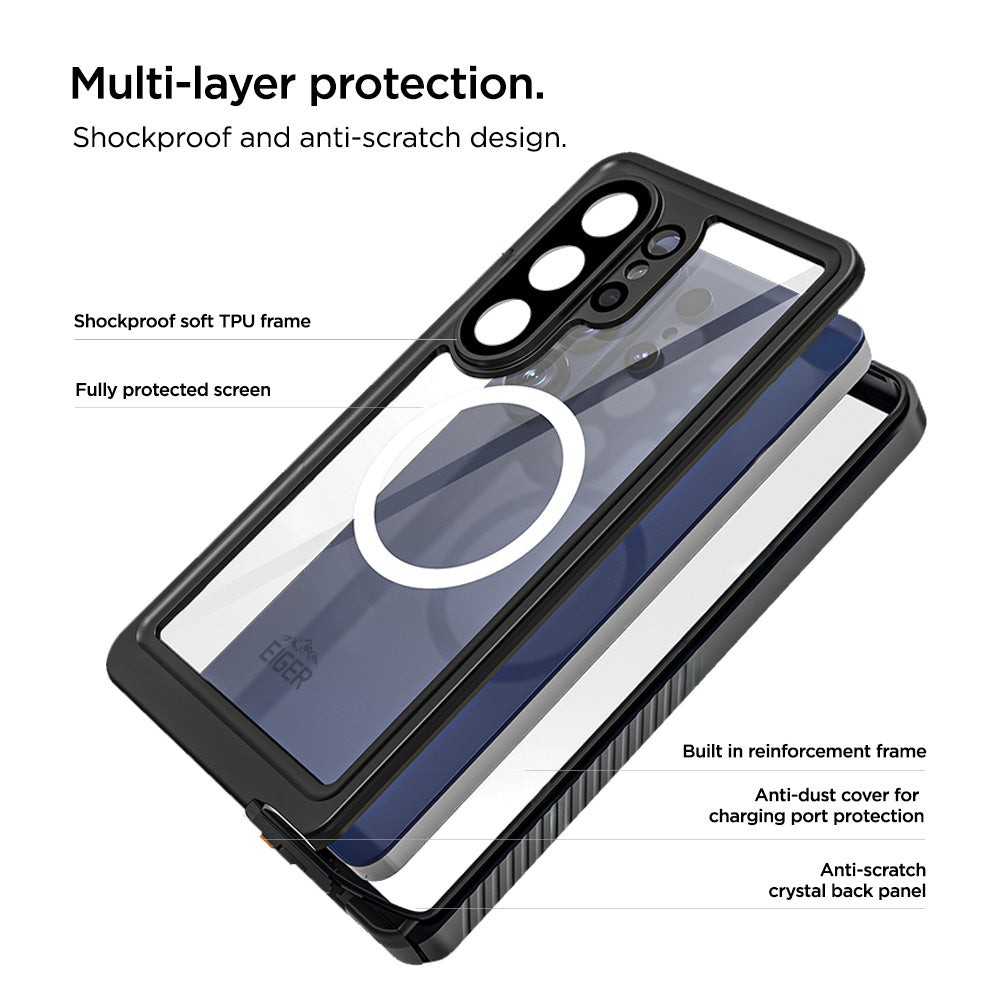 Eiger Avalanche Magsafe Case for Samsung Galaxy S26 Ultra in Black