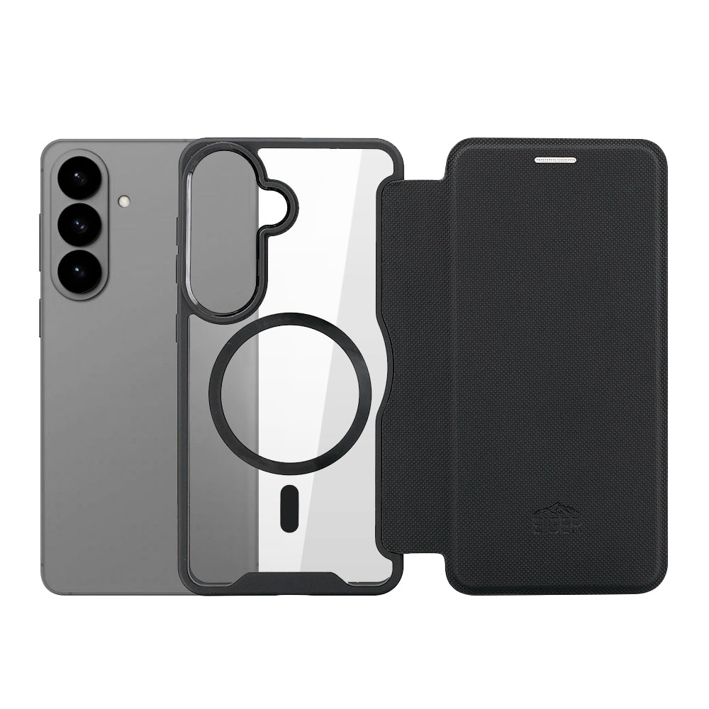 Eiger North Folio Magsafe Case for Samsung Galaxy S26 in Black
