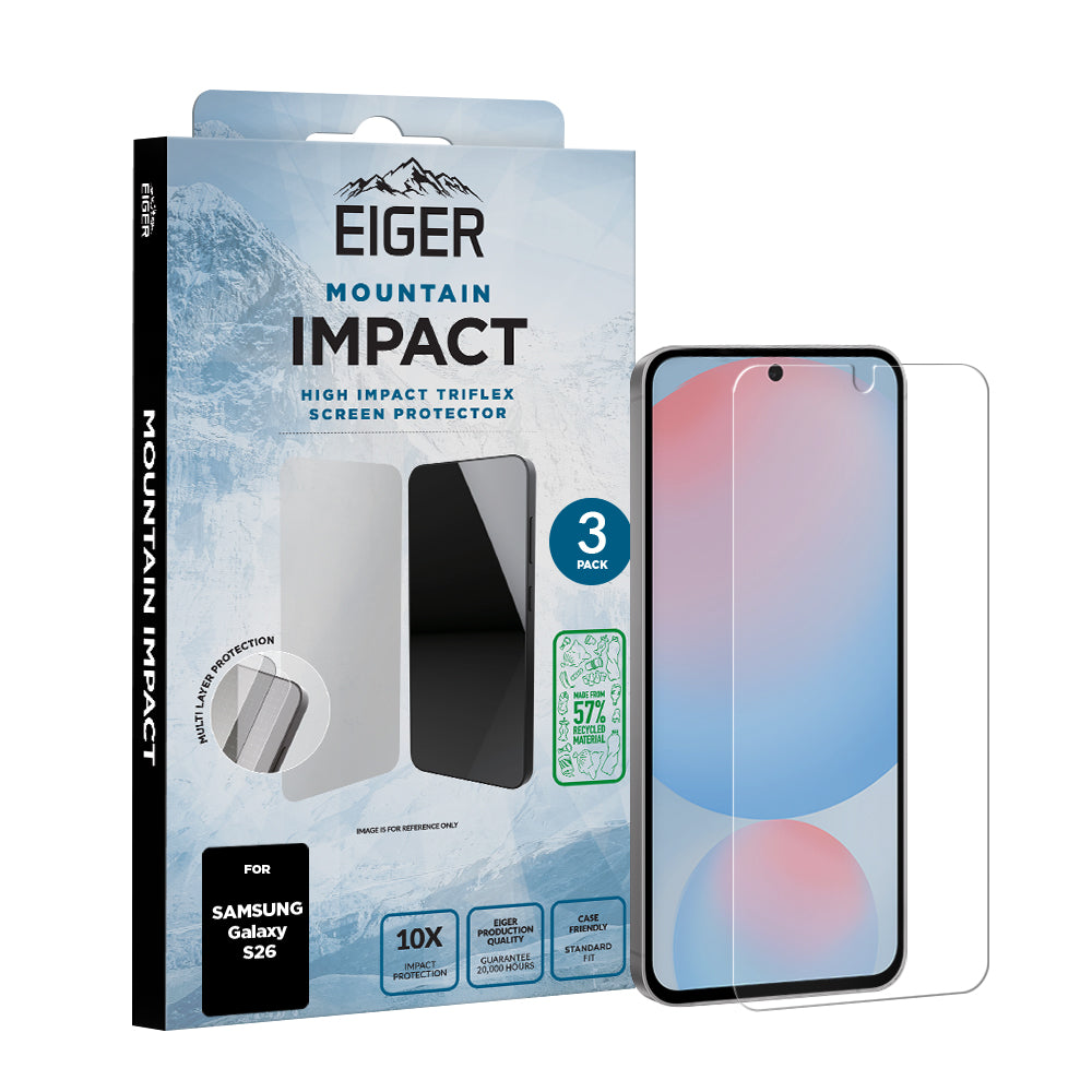 Eiger Mountain IMPACT Screen Protector GRS for Samsung Galaxy S26