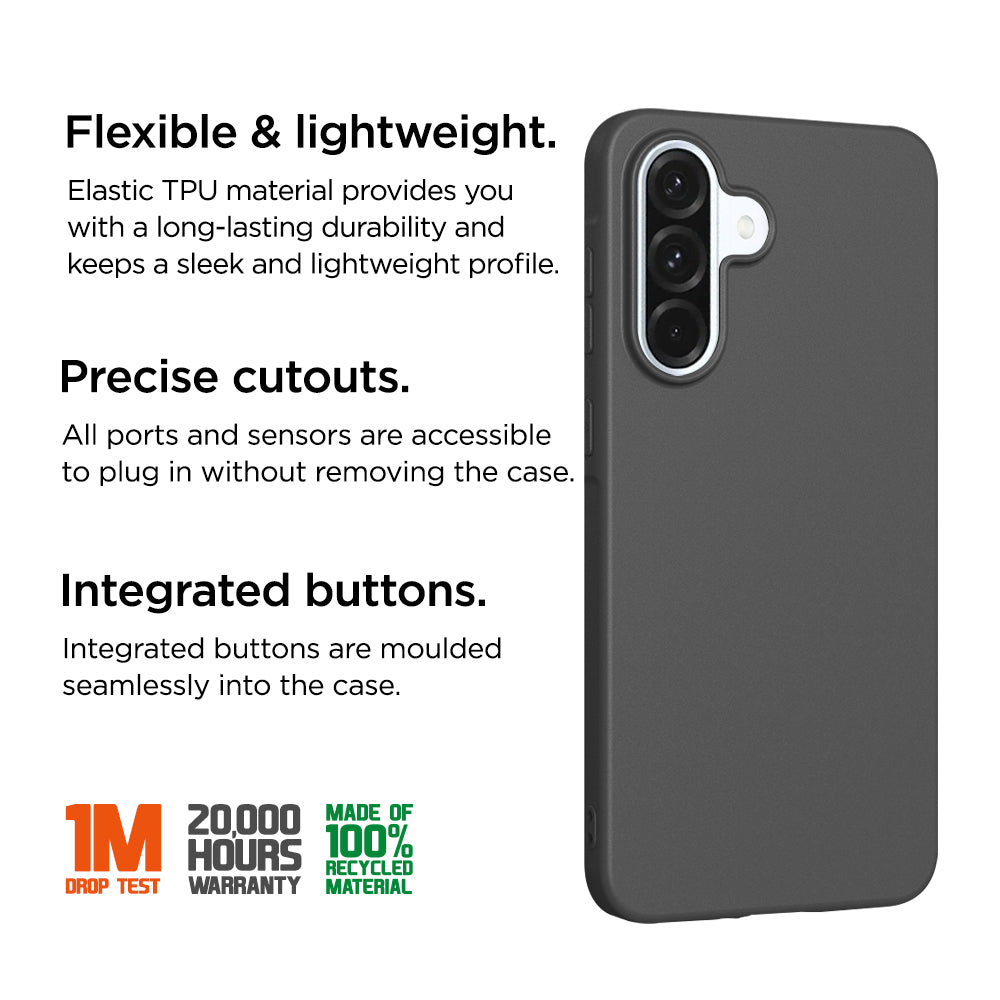 Eiger Grip Case GRS for Samsung Galaxy A37 in Black