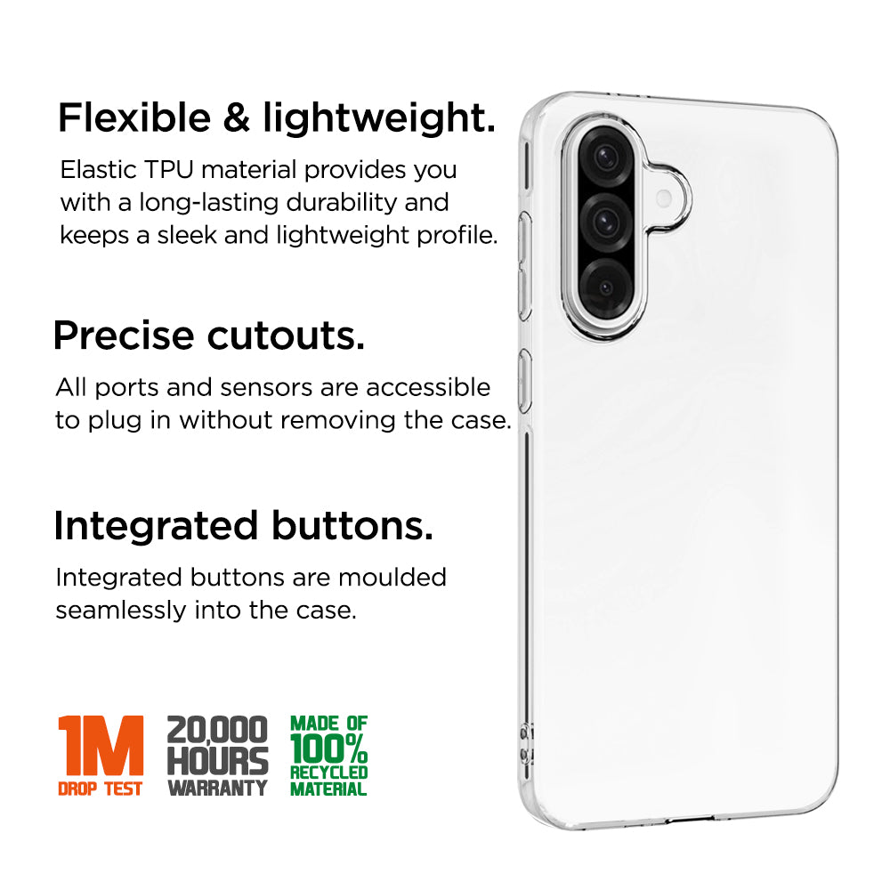 Eiger Grip Case GRS for Samsung Galaxy A37 in Clear