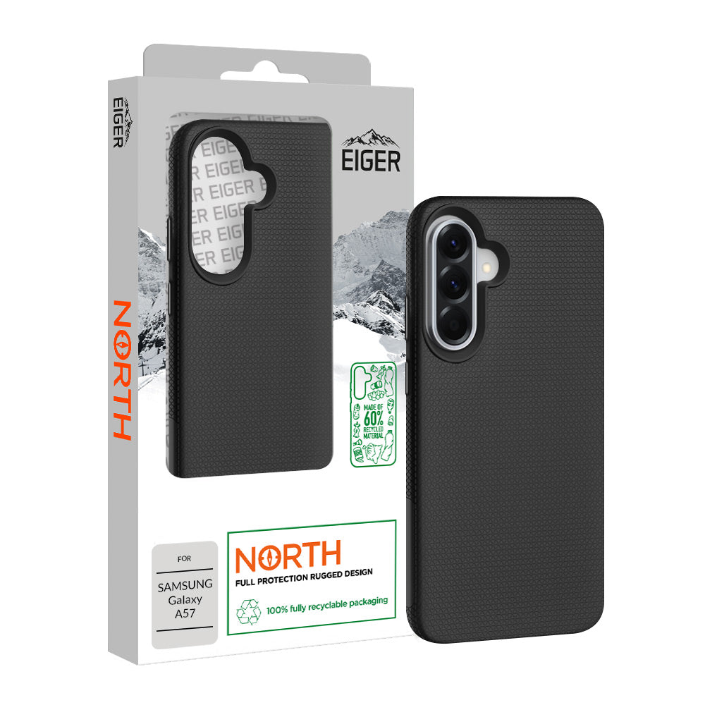 Eiger North Case GRS for Samsung Galaxy A57 Black