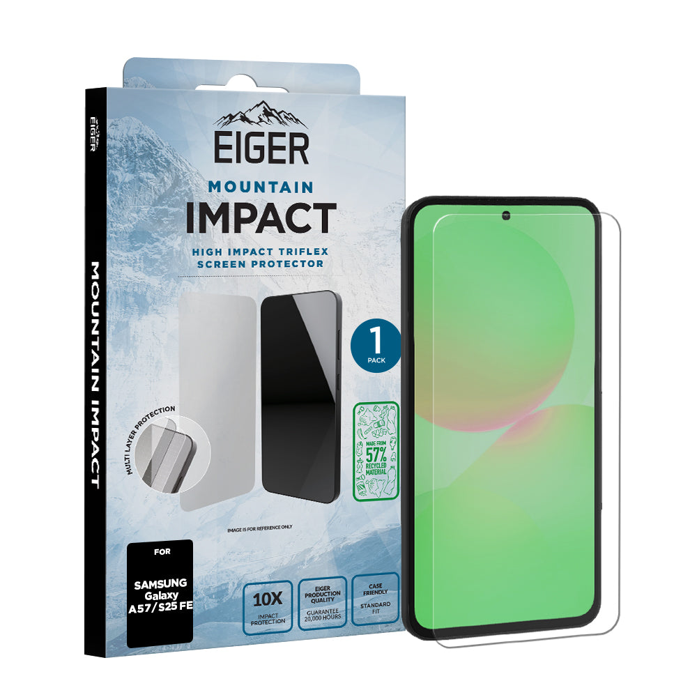 Eiger Mountain IMPACT Screen Protector GRS for Samsung Galaxy A57/ S25 FE