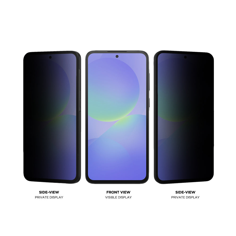 Eiger Mountain Black Privacy Screen Protector GRS for Samsung Galaxy A37/ A36/ A56/ S24 FE