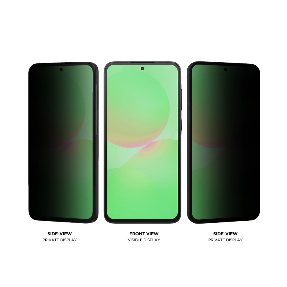 Eiger Mountain Black Privacy Screen Protector GRS for Samsung Galaxy A57/ S25 FE