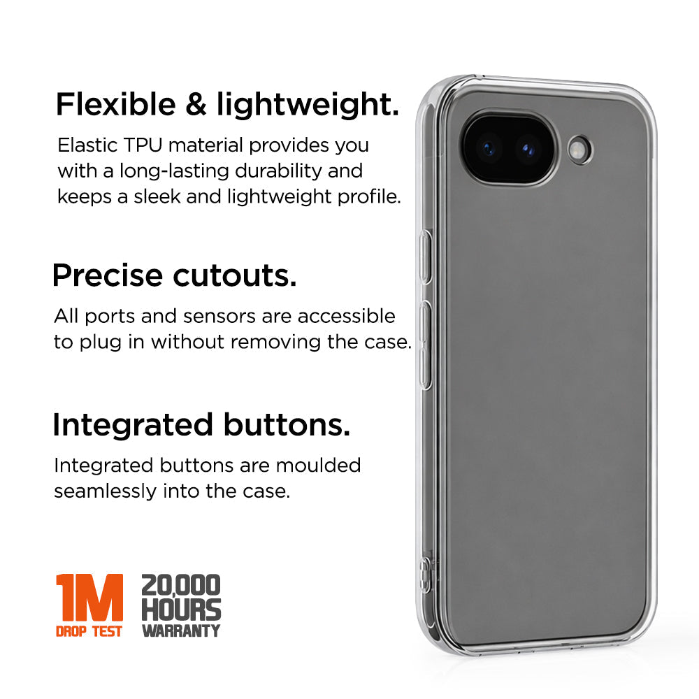 Eiger Grip Case GRS for Google Pixel 10a in Clear