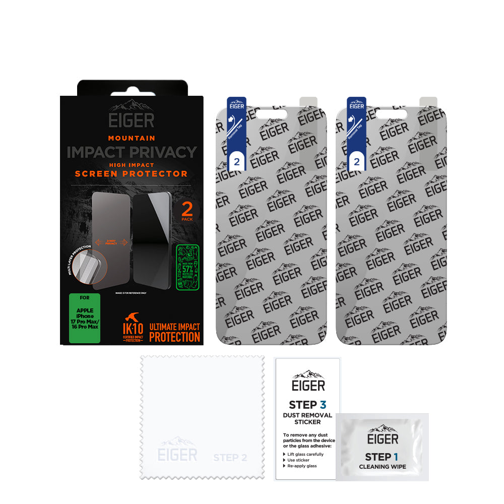 Eiger Mountain IMPACT Privacy Screen Protector