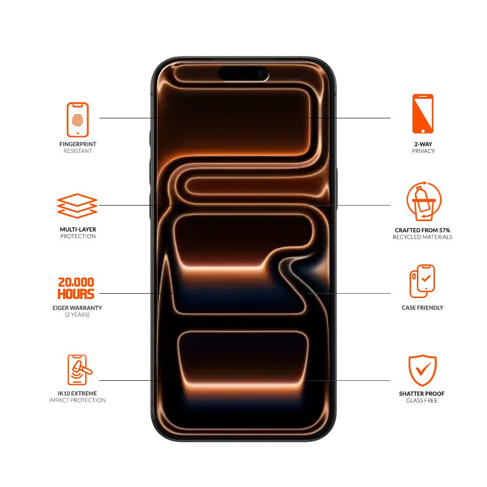 Eiger Mountain IMPACT Privacy Screen Protector