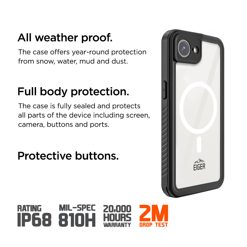 Eiger Avalanche MagSafe/Qi2 Case & Screen Protector