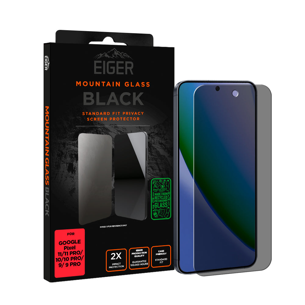 Eiger Mountain Glass Black Privacy Screen Protector