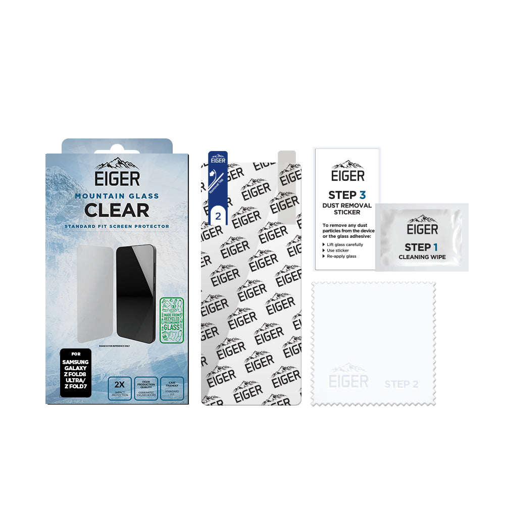 Eiger Mountain Glass CLEAR Screen Protector