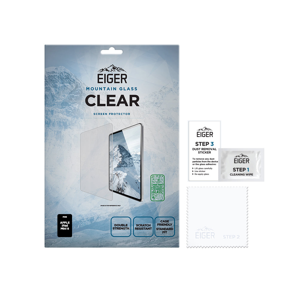 Eiger Mountain Glass Clear Tablet Screen Protector