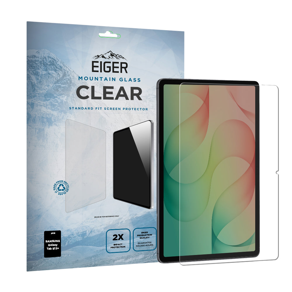 Eiger Mountain Glass Clear Tablet Screen Protector