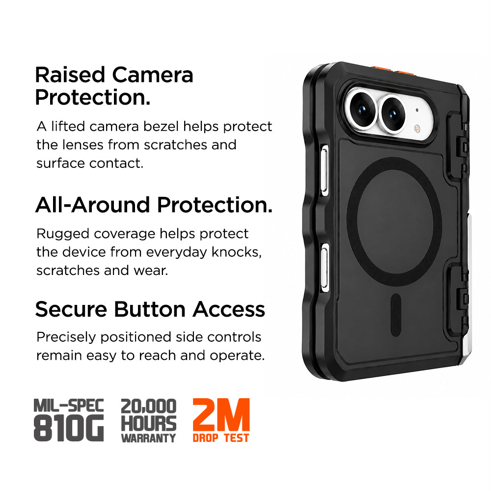 Eiger Avalanche MagSafe/Qi2 Case & Screen Protector for Apple iPhone Duo