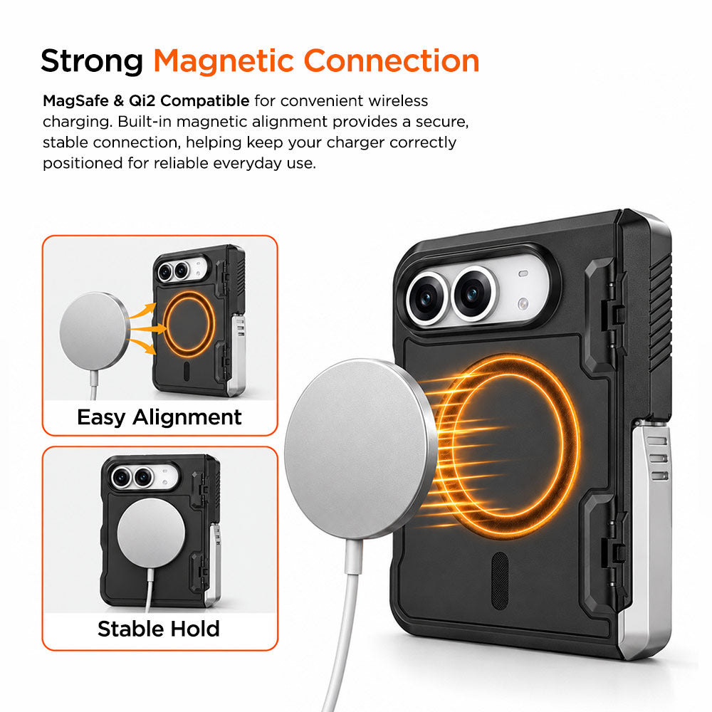 Eiger Avalanche MagSafe/Qi2 Case & Screen Protector for Apple iPhone Duo