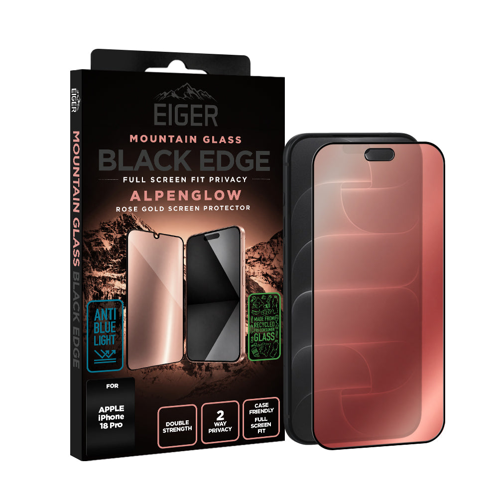 Mountain Glass Black Edge Alpenglow