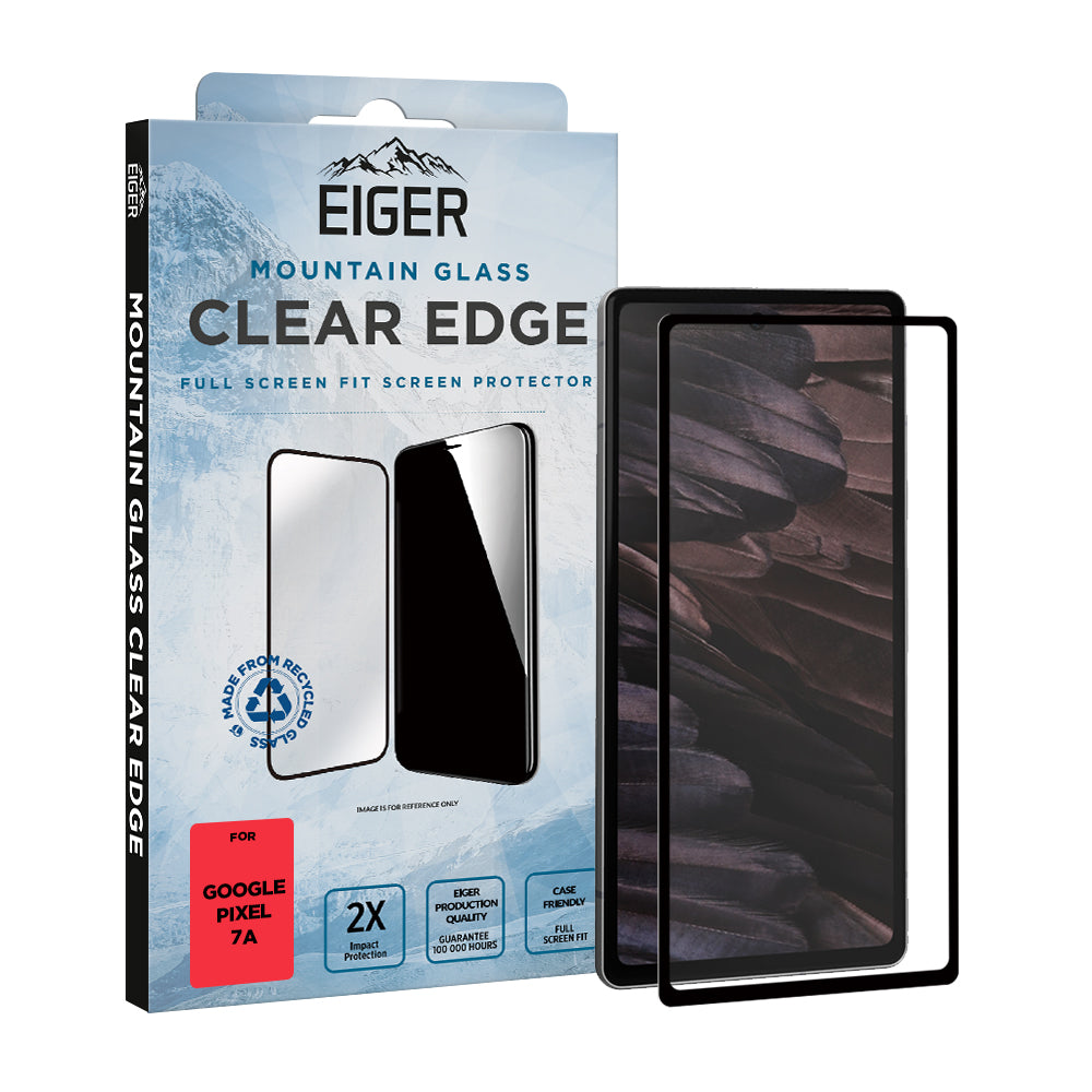 Eiger Mountain Glass CLEAR EDGE for Google Pixel 7a
