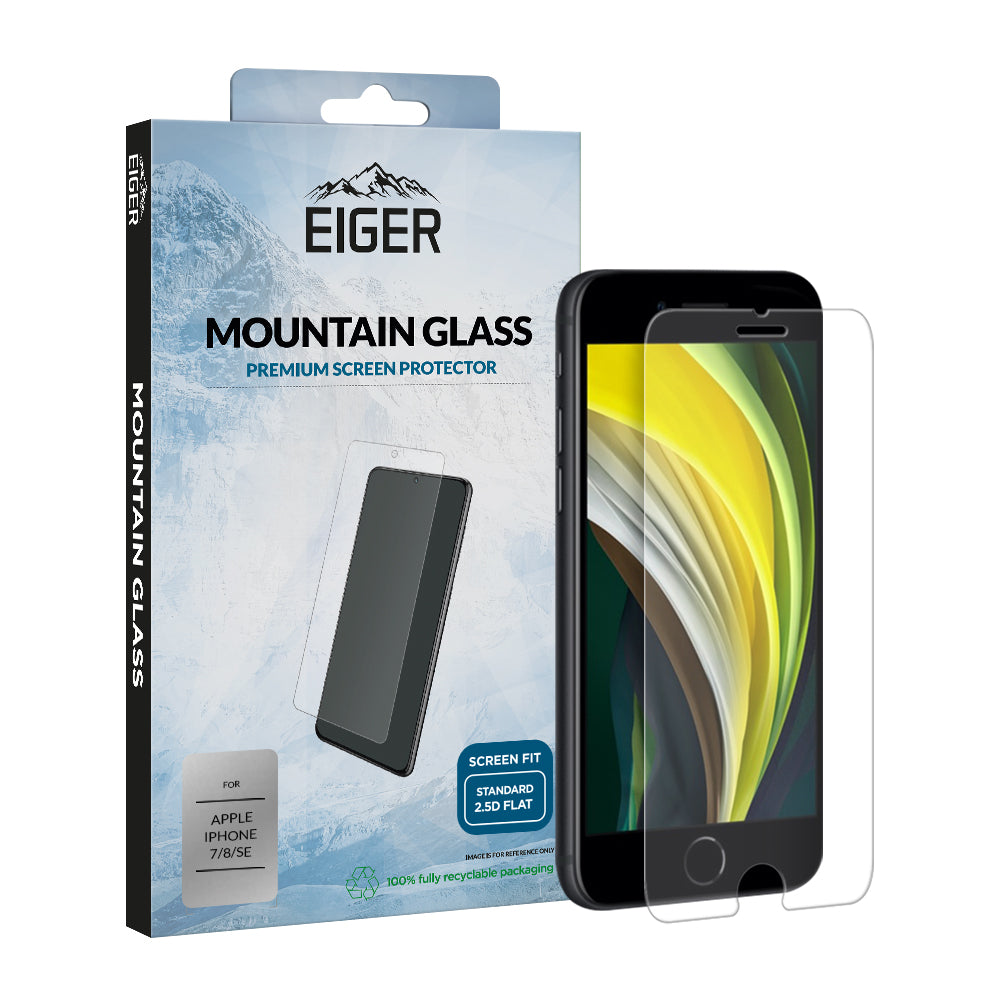 Eiger Mountain Glass 2.5D Screen Protector for Apple iPhone 7 / 8 / SE (2022) (2020)