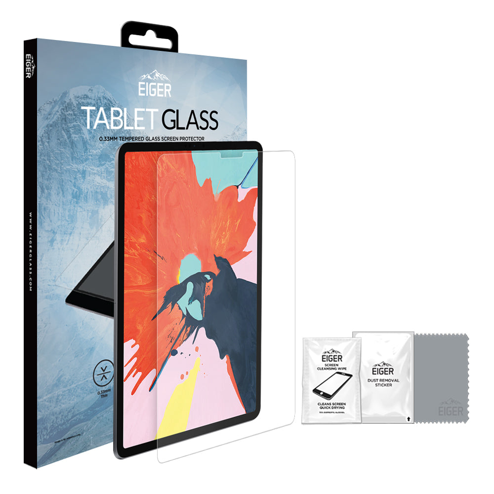 Eiger Mountain Glass Tablet 2.5D Screen Protector for Apple iPad Pro 12.9 (2018) (2020) (2021) (2022)