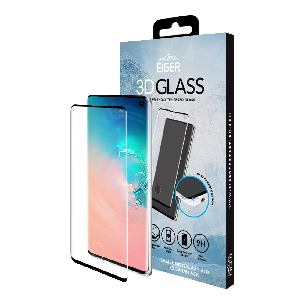 Eiger Mountain Glass 3D Screen Protector for Samsung Galaxy S10