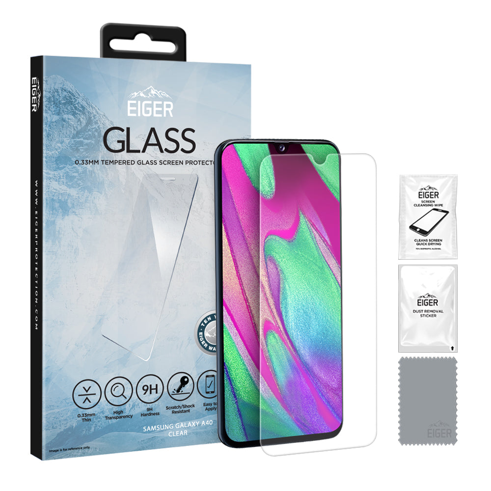 Eiger Mountain Glass 2.5D Screen Protector for Samsung Galaxy A40