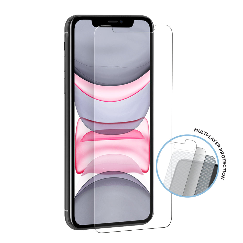 Eiger Mountain High Impact Triflex Screen Protector (2 Pack) for Apple iPhone 11 / XR