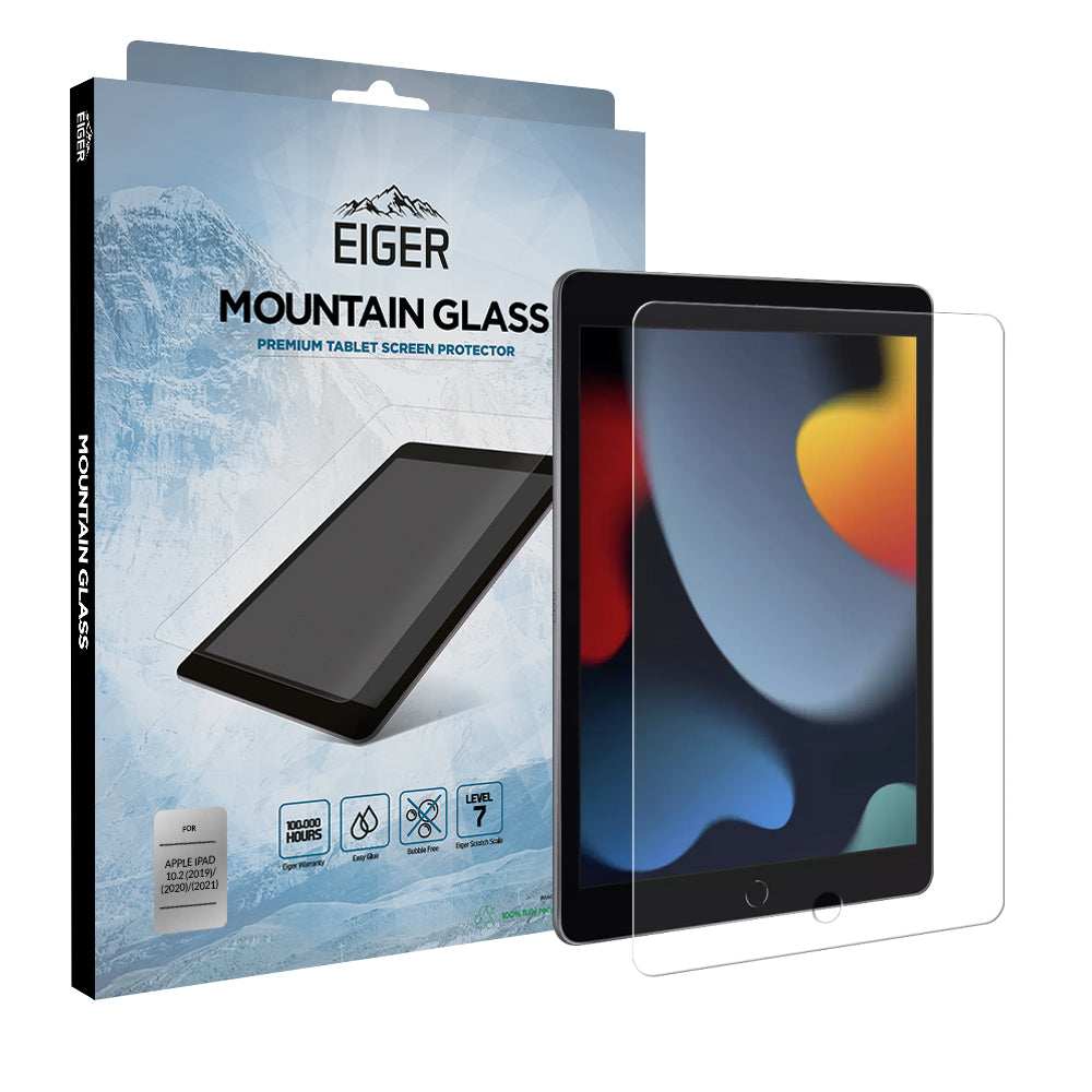 Eiger Mountain Glass Tablet 2.5D Screen Protector for Apple iPad 10.2 (9th Gen) (2019) (2020) (2021)